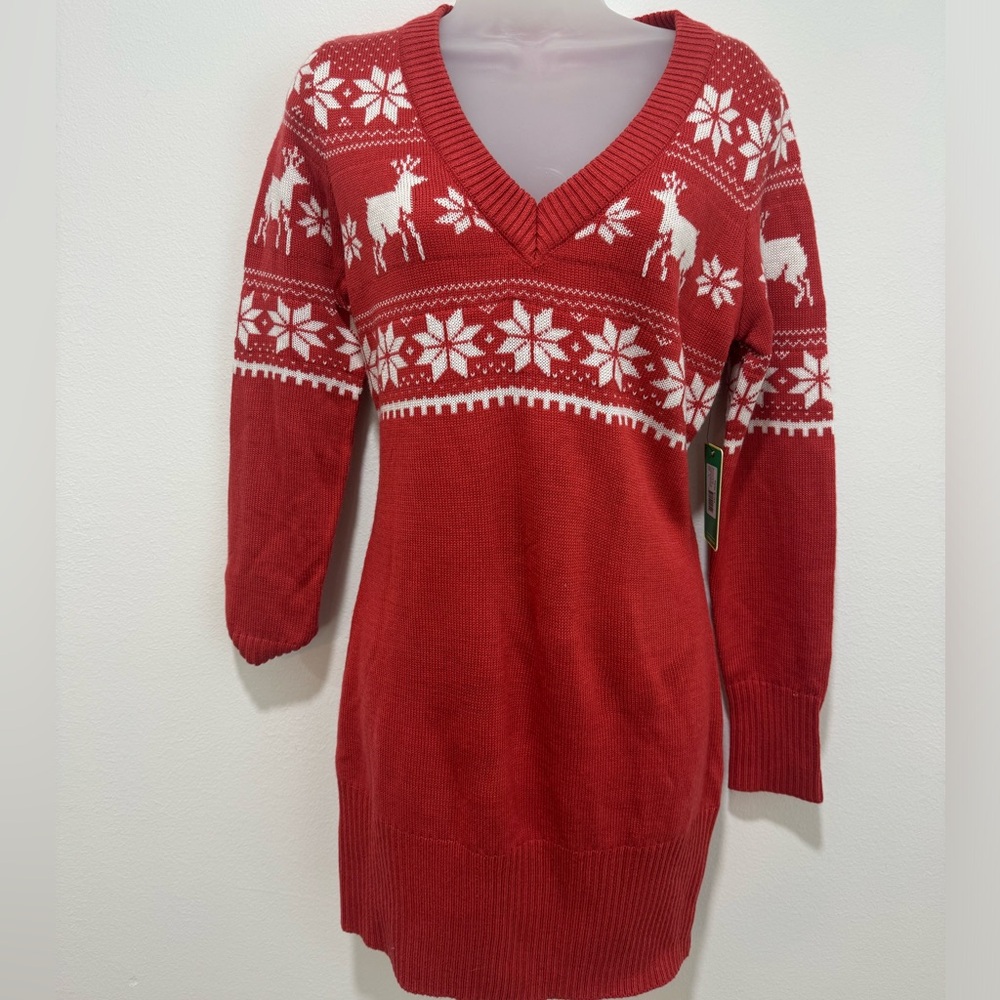 NWT Tipsy Elves Christmas Sweater Dress